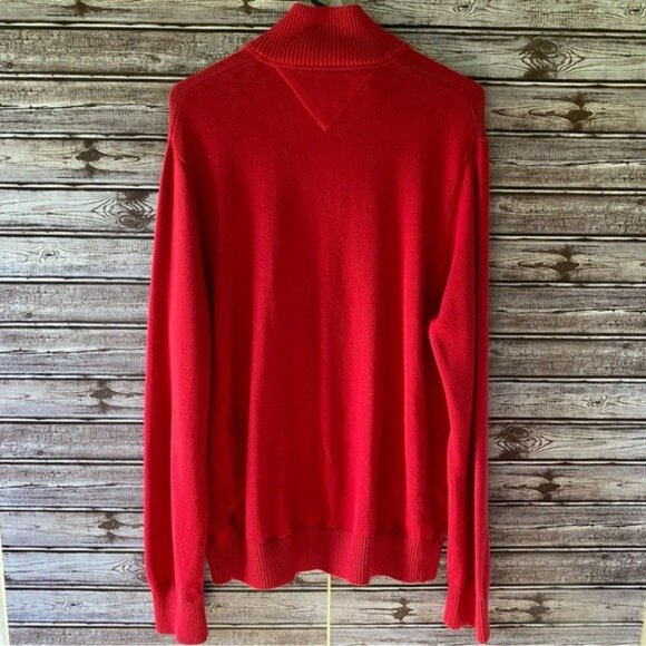 Tommy Hilfiger Men's 1/4-Zip Long-Sleeved Sweater Size L - Picture 2 of 5